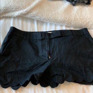 Never worn Jcrew scalloped shorts